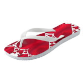 TONGS CŒURS ROUGES POUR LA SAINT-VALENTIN (Incliné)