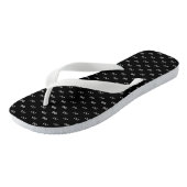 Tongs Collection élégante Black & White Infinity (Incliné)