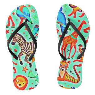 Tongs Colorée Wild Wonder Animal Kingdom