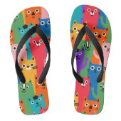 Tongs Colorful cats (Semelle)