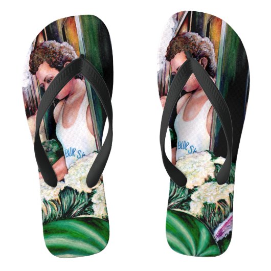 Tongs Comment Aiment-ils ces melons? (Semelle)