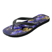 Tongs Composition avec papillons Sapphire (Incliné)