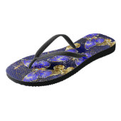 Tongs Composition avec papillons Sapphire (Incliné)