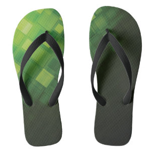 Tongs Conception abstraite verte de technologie
