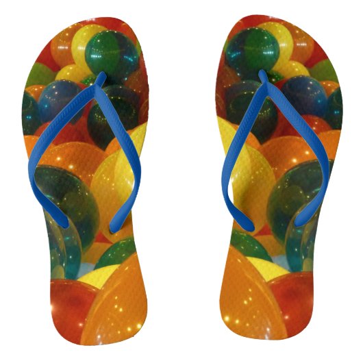 Tongs Conception de fête de ballons colorés (Semelle)