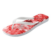 Tongs Conception de feuilles d'érables-29997 (Incliné)