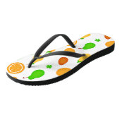 Tongs Conception de motif de fruits exotiques (Incliné)