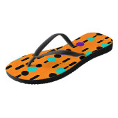 Tongs Conception de motifs abstraits élégants (Incliné)