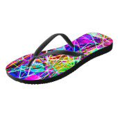 Tongs Conception Motif Abstraite dynamique (Incliné)
