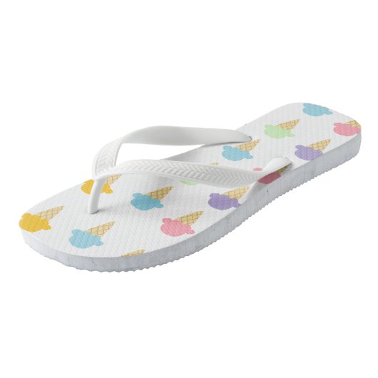 Tongs Cônes colorés de glace (Incliné)