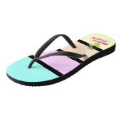 Tongs Cool Miami Beach Floride, Palm Trees Flip Flops (Incliné)