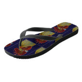 Tongs Coq : tête libre (Incliné)