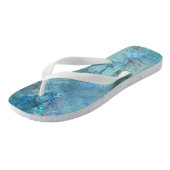 Tongs Coque Abstrait Opal Bleu pour RAZR (Incliné)