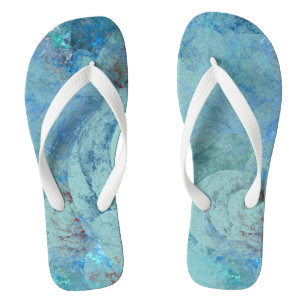 Tongs Coque Abstrait Opal Bleu pour RAZR
