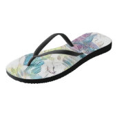 Tongs Coquillage rose dans la peinture d'aquarelle de me (Incliné)