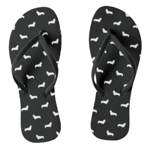 Tongs Corgi Silhouette Flip Flops - Belle conception pou