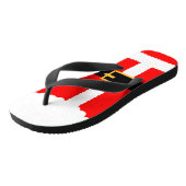 Tongs Costume du Père Noël (Incliné)