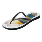 Tongs Coucher de soleil sur la plage Monogram (Incliné)