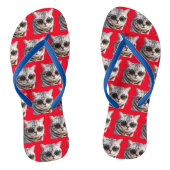 Tongs Couleur modifiable drôle Personnalisé Ajouter votr (Semelle)