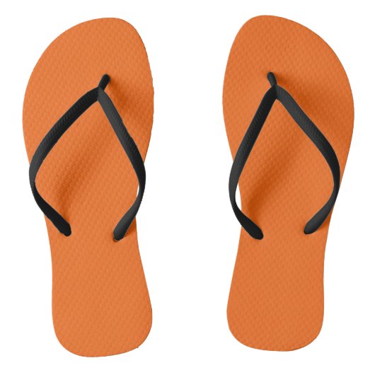 Tongs Couleur solide de tigre orange (Semelle)