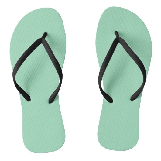 Tongs Couleur solide verte marine (Semelle)