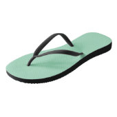 Tongs Couleur solide verte marine (Incliné)