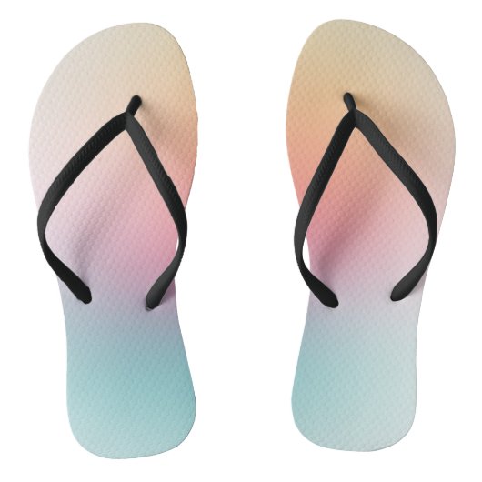 Tongs Couleurs arc-en-ciel rouge orange jaune bleu viole (Semelle)