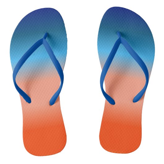 Tongs Couleurs du lever du soleil (Semelle)