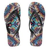 Tongs Couleurs géométriques tribales (Semelle)