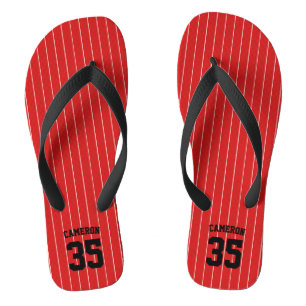 Tongs Couleurs modifiables Nom des bandes de Jersey de b
