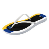 Tongs Couleurs patriotiques délicieuses du drapeau de Na (Incliné)