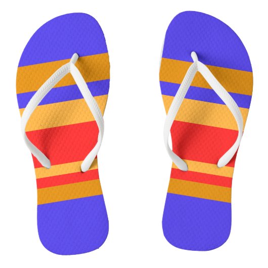 Tongs Couleurs primaires Flip Flops Douches Thongs (Semelle)
