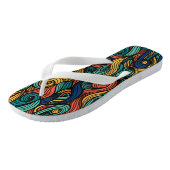 Tongs Couleurs scintillantes - dynamisme pour votre mais (Incliné)