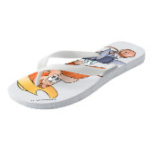 Tongs Couples indestructibles - Quichotte / Sancho, et.. (Incliné)