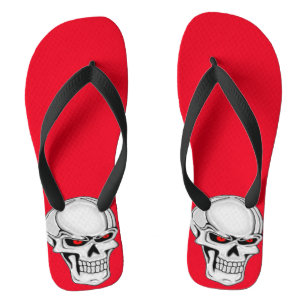 Tongs Crâne métallique