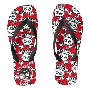 Tongs crâne princesse
