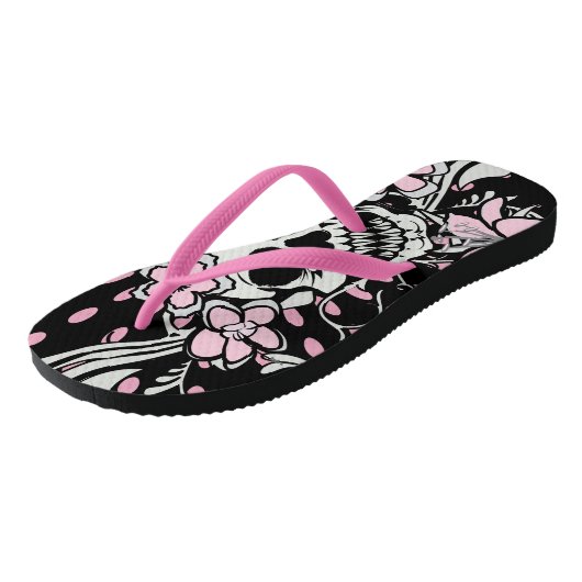 Tongs Crâne Vintage (Incliné)