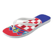 Tongs Croatia Flag Emblem (Incliné)
