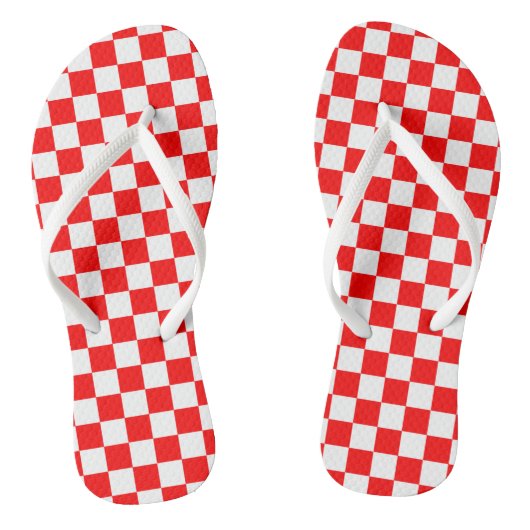 Tongs Croatie | Hrvatska | À damiers  (Semelle)