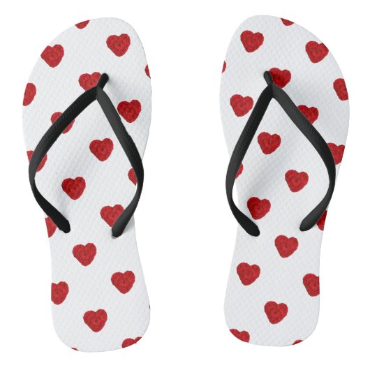 Tongs Crochet Fer Coeurs Artisanat artisanal Petits (Semelle)