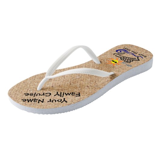 Tongs Croisières Flip Flops Adult Slim Straps Seas the D (Incliné)