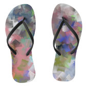 Tongs Cubes Abstraits (Semelle)