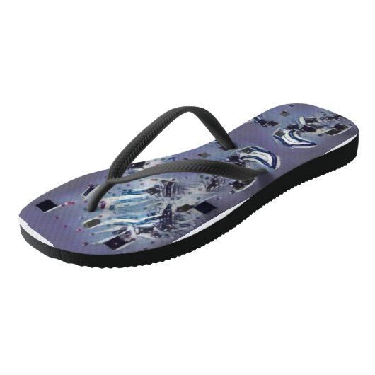 Tongs Cubes Abstraits Flip Flops (Incliné)