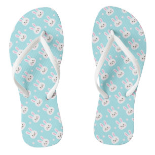 Tongs Cuisine blanche Bunnies Motif Pâques Retourner l