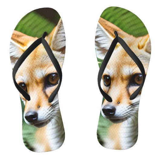 Tongs Cunning Fennec Fox, (Semelle)