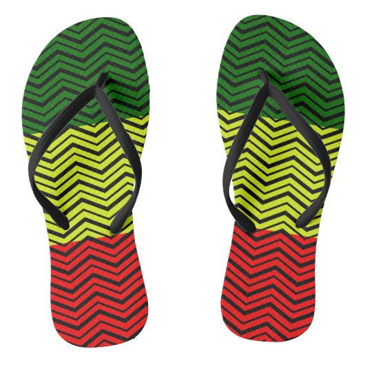 Tongs Customisez votre propre - Rasta (Semelle)