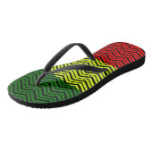 Tongs Customisez votre propre - Rasta (Incliné)