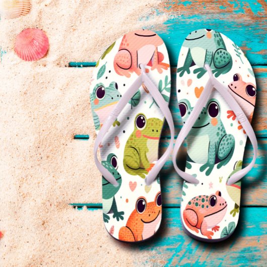 Tongs Cute grenouille flopflop