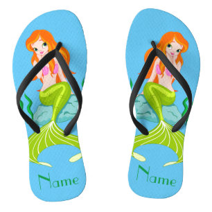 Tongs Cute Sirène Redhead Thunder_Cove