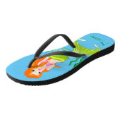 Tongs Cute Sirène Redhead Thunder_Cove (Incliné)